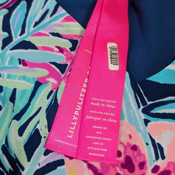 EUC! Lilly Pulitzer Florin Reversible Top Multi Slathouse Soiree Size XS - Picture 8 of 14